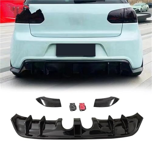 Diffuseur arrière pare-chocs VW Golf MK6 R20 avec spoiler voiture 2.0 - 7