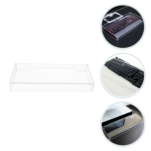 Cubierta protectora transparente de acrílico y protector de teclado antipolvo removible 7