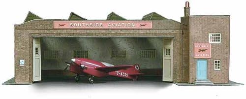 Superquick Multi-purpose Depot Building / Aircraft Hangar - 1/72 OO/HO - Card Kit
