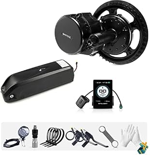 Bafang 750W Mid Drive Motor Electric Bike Conversion Kit with Large Capacity Battery for Mountain Bike, Road bike, Waterproof Mid Motor Pedelec BBS02B DIY eBike Converter Kits,BB68mm
