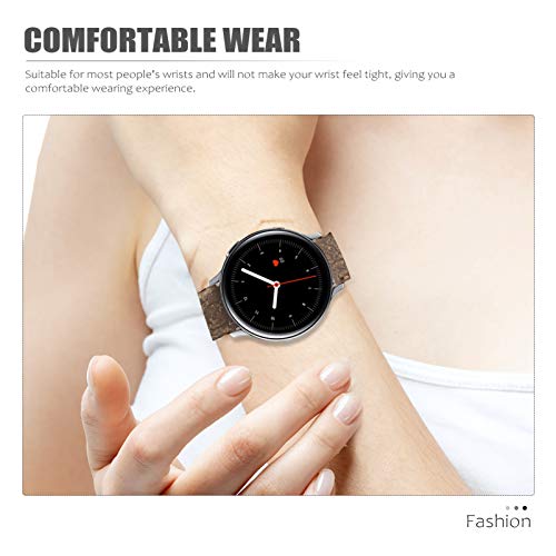 ULTECHNOVO Substituição Faixa de Relógio Pulseira de Couro para Os Homens para As Mulheres Do Vintag