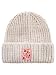 Produktbild Zwillingsherz Slouch-Beanie-Mütze mit Wolle - Hochwertige Strickmütze mit Leo Love Patch Stickerei Muster für Damen Mädchen Jungen - Hat - OneSize - warm und weich für Frühling Herbst und Winter