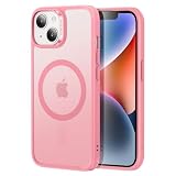 ESR for iPhone 14/13 case, Translucent Matte Case, Compatible with MagSafe, Military-Grade Protection, Classic Series, Frosted Pink
