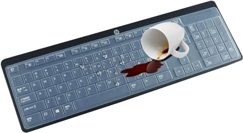 Protector de teclado para HP EliteOne 800 G4 silicona clara miniatura 6