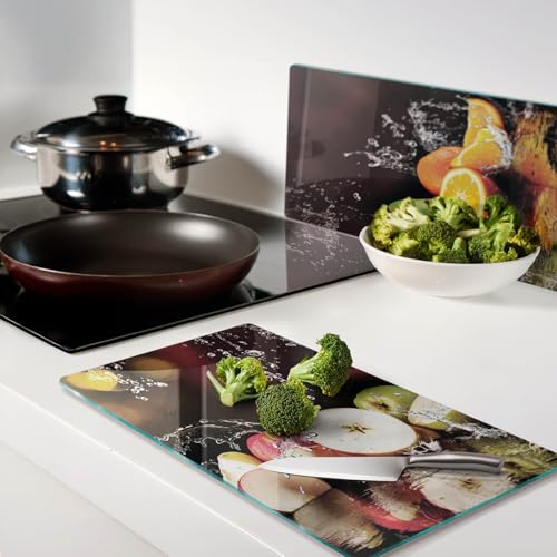 Planche de cuisine en verre pour protéger vos plaques à induction