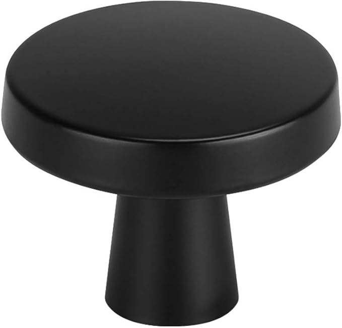 homdiy 20 Pack Kitchen Knobs Black Knobs Matte Black