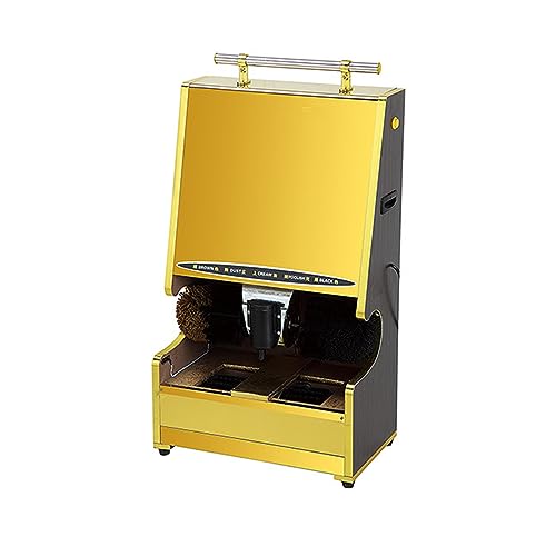 XNYXLPP Máquina Eléctrica para Limpiabotas Doméstica, Pulidora De Zapatos por Inducción Automática, Máquina para Limpiabotas De Acero Inoxidable (B)
