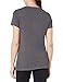 Champion womens Jersey V-neck T-shirt Shirt, Granite Heather, Small US