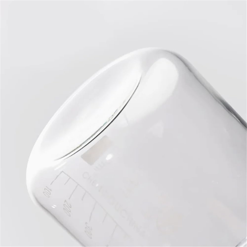 1 pz 2000 ml becher in vetro forniture da laboratorio becher in vetro trasparente ispessito con beccuccio
