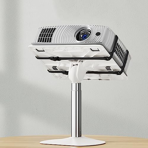 Soporte para proyector ajustable con base móvil y diseño compacto miniatura 6