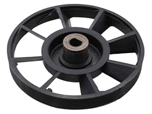 SECURA Motorriemenscheibe Ø160mm kompatibel mit Scheppach MIX160 Betonmischer