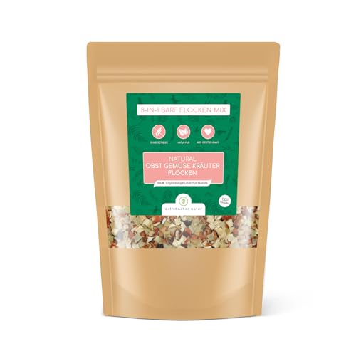 3-in-1 Barf Gemüseflocken Hunde getreidefrei – Gemüse, Obst & Kräuter – Trockengemüse – Gemüsemix für Hunde mit Obstflocken, Gemüseflocken und Kräutermischung., 0.99 €