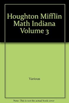 Paperback Houghton Mifflin Math Indiana Volume 3 Book