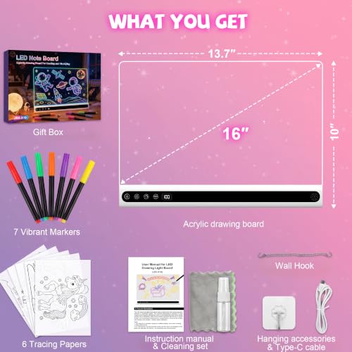 Rechargeable Led Drawing Board for Kids - image 5
