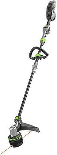 EGO POWER+ String Trimmer, Battery Powered, 16" Trimmer for Weeds and Grass with POWERLOAD, LINE IQ, Telescopic Carbon Fiber Shaft, Battery and Charger Not Included - ST1620T