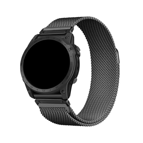 22 26mm�~���m�j�[�X�������^���o���h�ɓK������Garmin Fenix 8 7XPro Fenix6 Fenix5 EPIX(Black,Quick fit 26mm)