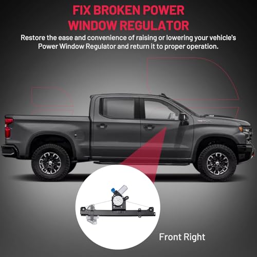 Image of BDFHYK 751-395 Power Window Regulator with Motor Front Right Compatible with Nissan Sentra 2013-2019