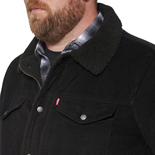 Image of Levi's Men's Corduroy Sherpa Lined Trucker Jacket (Regular & Big & Tall Sizes)