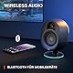 SteelSeries Arena 7 - 2.1-Gaming-Lautsprecher 2-Wege-Lautsprecherdesign Starke Bässe, Subwoofer Reaktive RGB USB, Aux, optisch, kabelgebunden Bluetooth PC, PlayStation, Mobilgeräte, Mac, Black