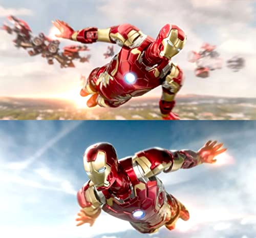 Ovonni Ironman Mk43 Action Figure,Exquisite Painting All Joints Movable 7 Inch Collectible Toy #TOP4