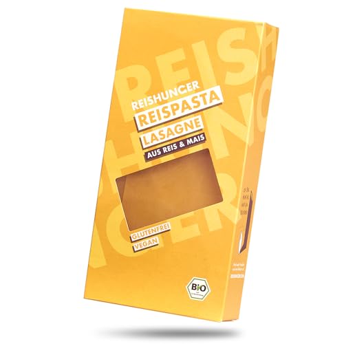 REISHUNGER BIO Glutenfreie Lasagne aus Reis- und Maismehl 3 x