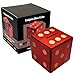 Puzzle Box Enigma Dice Cube - Money and Gift Holder in a Wooden Magic Trick Lock with Hidden Compartment Piggy Bank Brain Teaser Game (Red)