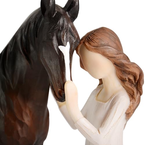 Décoration d'intérieur moderne avec statue de cheval noire