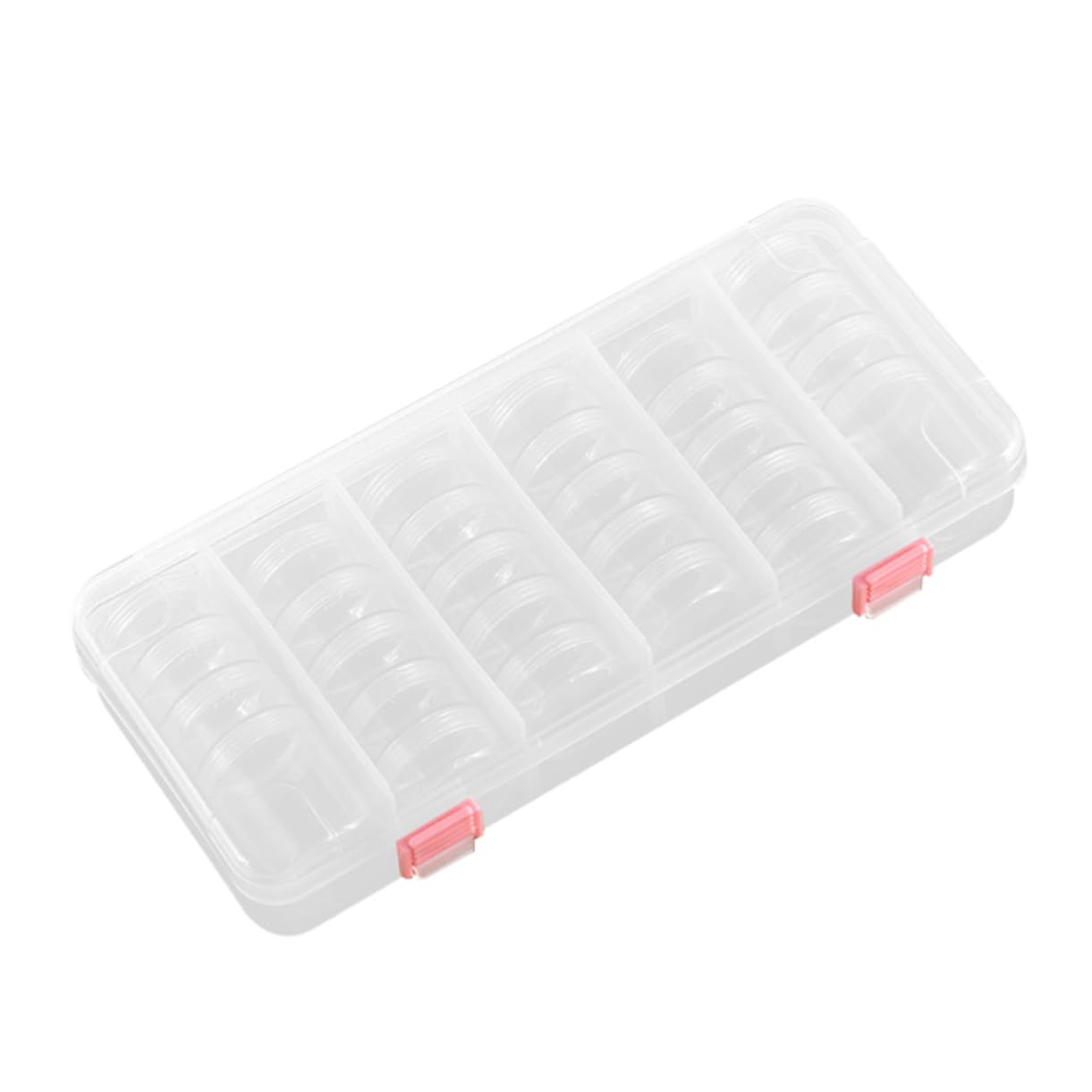 SHERCHPRY 3 szt. pudełko pudełko na biżuterię organizer na biżuterię mały przezroczysty pojemnik przezroczysty organizer do przechowywania etui organizer na przybory do paznokci pojemniki na kosmetyki