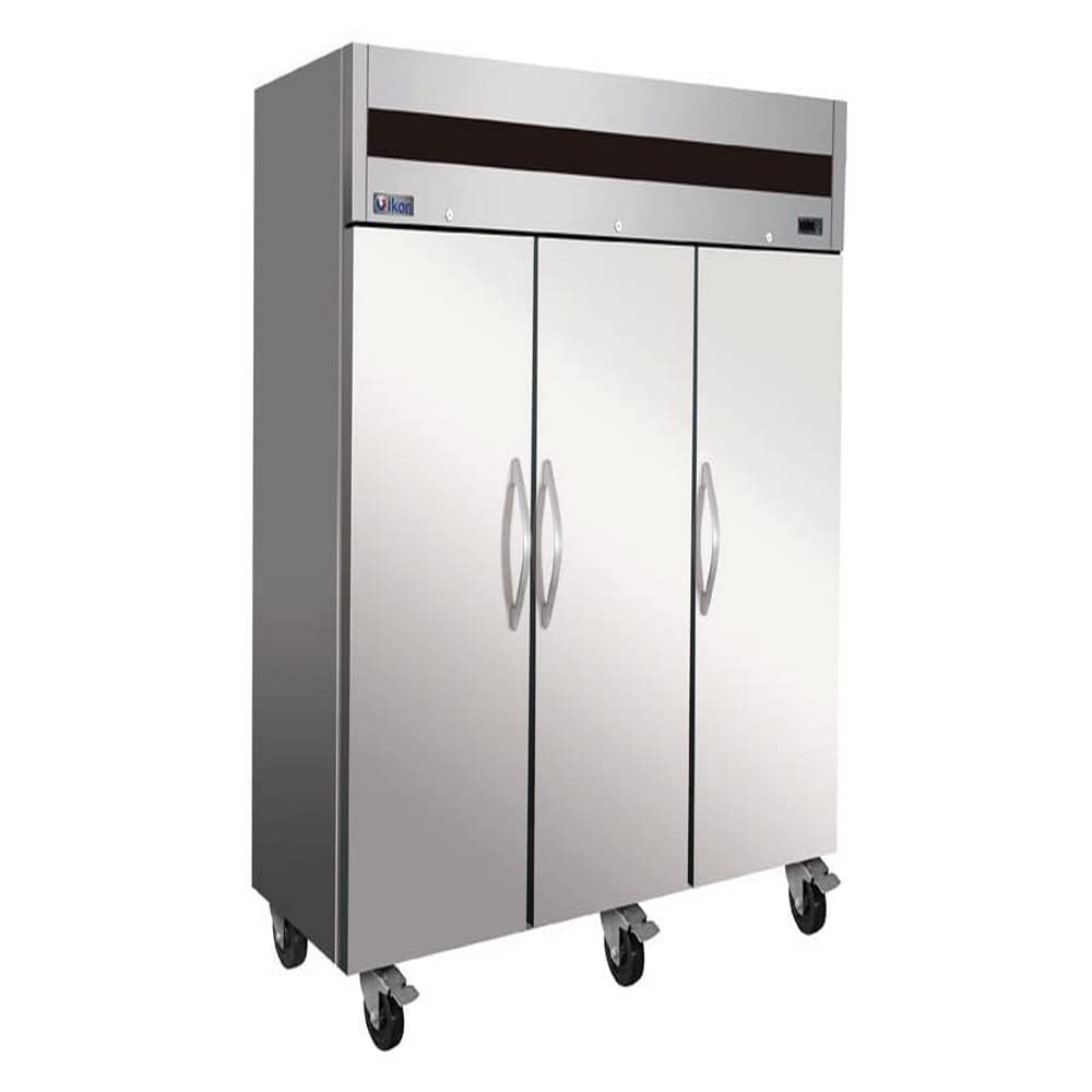 IKON IT82F DV 81' Three-Section Triple Door Reach-in Freezer, 72 Cubic Feet