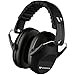 Vanderfields Auriculares con cancelación de ruido prémium Protección auditiva con reducción de sonido de amplio espectro de 33 dB a 2000 Hz - Kopfhörer Kinder 3-12 - Mitternachtsschwarz