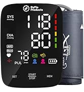 ByFloProducts Advanced Blood Pressure Monitor for Home Use - Easy to Use, Accurate Heart Rate Mon...