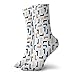 Art Deco Puzzle Pequeña Escala Calcetines Clásicos Ocio Deporte Calcetines Cortos 30 cm/11.8 Pulgadas Adecuado Para Hombres Mujeres