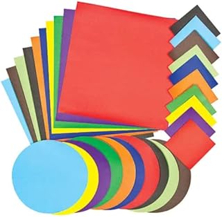 Baker Ross AG630 Gummed Paper Combination (Pack of 300)