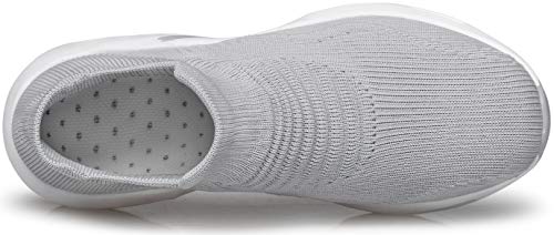 Image of DOUSSPRT Womens Walking Shoes Slip on Sock Sneakers Lady Girls Nurse Mesh Air Cushion Platform Loafers Fashion Casual