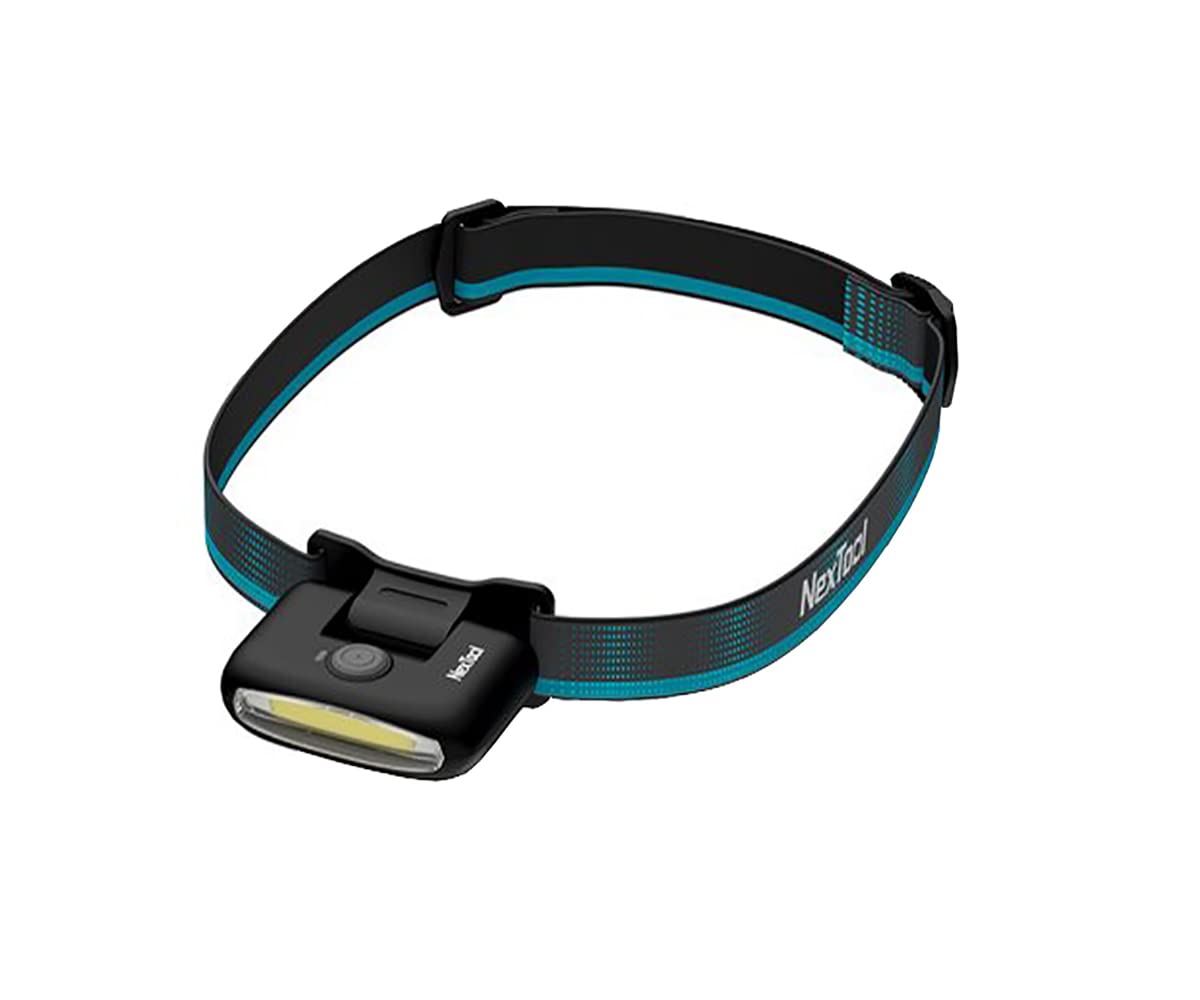 Multifunctional Head Lights Set, Rechargeable, Lightweight, 18 Hours Max. Usage, Waterproof, Suitable for Outdoor Running, Camping, Climbing, Fishing (Black)