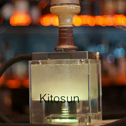 Shisha kopf Kitosun Venus Hookah Bowl Schale mit Rand kompatibel mit HMD Provost & Foil, Shisha Geschmack 20 g letzte 1,5-2 Stunden (Rosteisen)