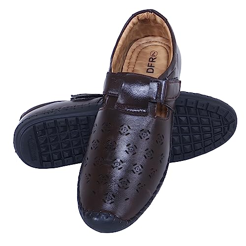 Image of DFR Ethnic Traditional Casual Loafer Sandal Juti Shoe for Men