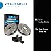 TRQ Rear Brake Shoe & Drum Kit Compatible with 2007-2018 Toyota Yaris