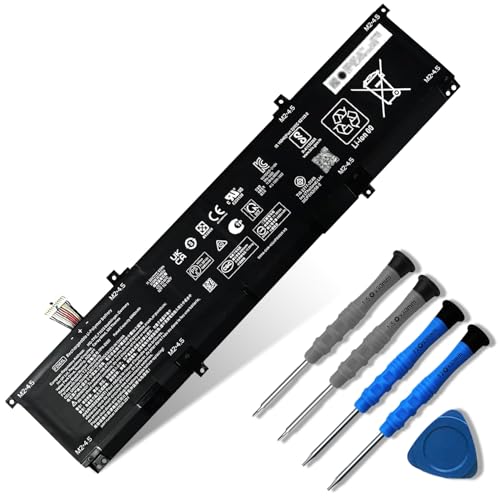 Image of FZ06XL Laptop Battery 83Wh Replacement for HP Spectre x360 2-in-1 Envy 16-h0011TX 16-f0035nr 16-h0006TX 16 h0112nr 16-h0795ng 16-h0018TX 16-f1075ng Series FZ06083XL M48025-005 M47636-2C1 M47636-2D1