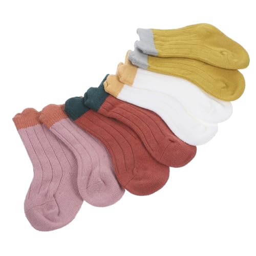 HONITANO 4pairs Cute Cotton Ankle Socks for Boys and Girls Comfortable Boy Girl Short Socks for All Seasons for Birthdays and Holidays