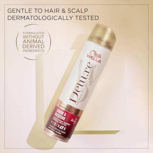 Wella Deluxe Shine & Repair Hairspray, 250ml - Image 6