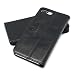 Produktbild EDELHAUT Handytasche mit unsichtbarem Magnetverschluss in schwarz für Apple iPhone 7 Plus und iPhone 8 Plus 5.5 aus echtem Leder