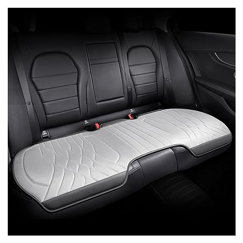 Coussin de siège de voiture respirante en soie de glace gris pour rangée arrière