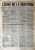  ECHO DE LA FRONTIERE (L\') [No 6513] du 02/03/1865 - REVUE POLITIQUE - PETITS ET GRANDS / RECIT BRETON DE MARIN DE LIVONNIERE
