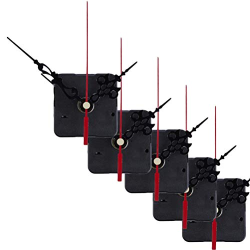SNNplapla 5-Pack DIY Battery Powered Quartz Clock Movement Mechanism Set