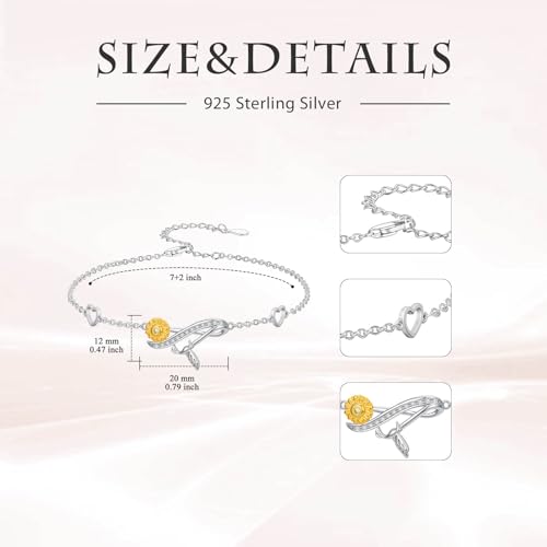 Image of 925 Sterling Silver Layered Ankle Bracelets for Women Jewelry Gifts | 925 Sterling Silver Layered Sea Turtles /Elephant /Wave Anklet Animal Bracelet Summer Ocean Beach Jewelry Gifts for Women
