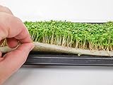 Biostrate 185 Hydroponic Growing Mats 10' x 20' Biodegradable Felt Pads to Grow Microgreens,...