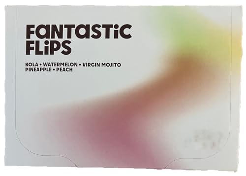 5 x Air Up Pod Original Duft Pods Fantastic Flips Probierpaket, für Trinkflasche, aromatisierte Pads, 0 Kalorien, kein Zucker, natürliche Aromen (Kola, Wassermelone, Virgin Mojito, Ananas, Pfirsich)