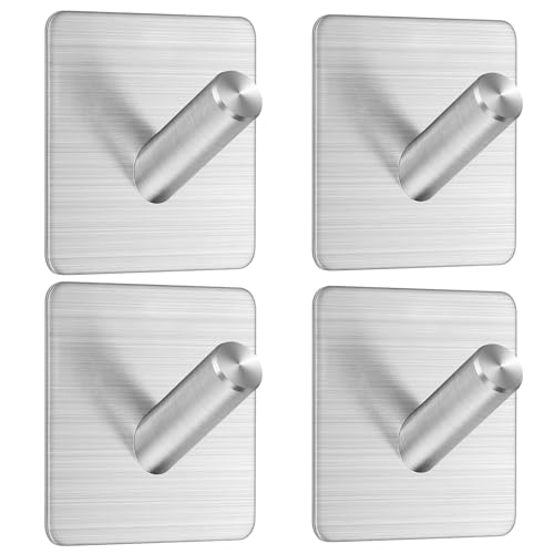 El Mejor Listado de Ganchos infantiles para toallas de baño los más recomendados. 47 TECHVIDA Ganchos de Baño 4 Pack, 304 Acero Inoxidable Robe Ropa Toalla Bolsa Montado en Pared Percha de Ropa Soporte, Gancho de Acero Inoxidable Conjuntos para Cocina, Baño o...