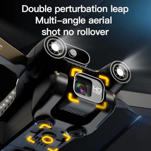 Image of P-12-Pro-Foldable-Drone-With-Camera-For-Adults-4K-1080P-Hd-Drones-Toys-Gps-Auto-Return-One-Touch-Take-Off-And-Landing-Object-Avoidance-Feature